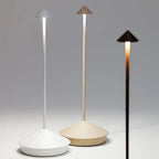 Lampe de Table LED Sans Fil - Éclairage Dimmable Rechargeable USB en Aluminium et Polycarbonate