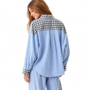 Ensemble de Pyjama Deux Pièces - Coton et Élasthanne avec Coupe Extensible