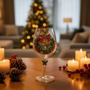 Ensemble de Verres à Boire de Noël - Motifs Festifs Père Noël, Renne et Bonhomme de Neige