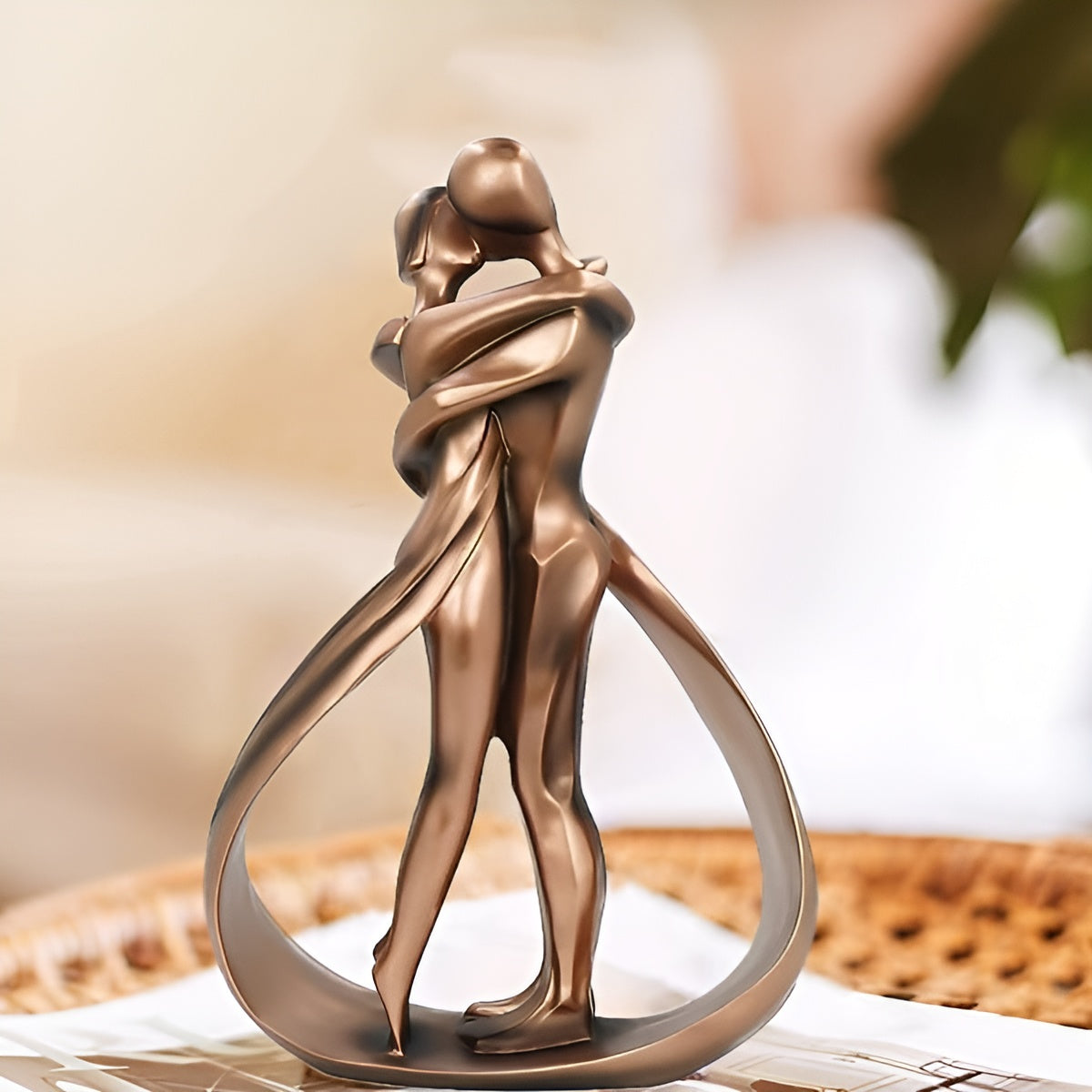 Statue Décorative en Résine - Figurine pour Table Étagère et Console