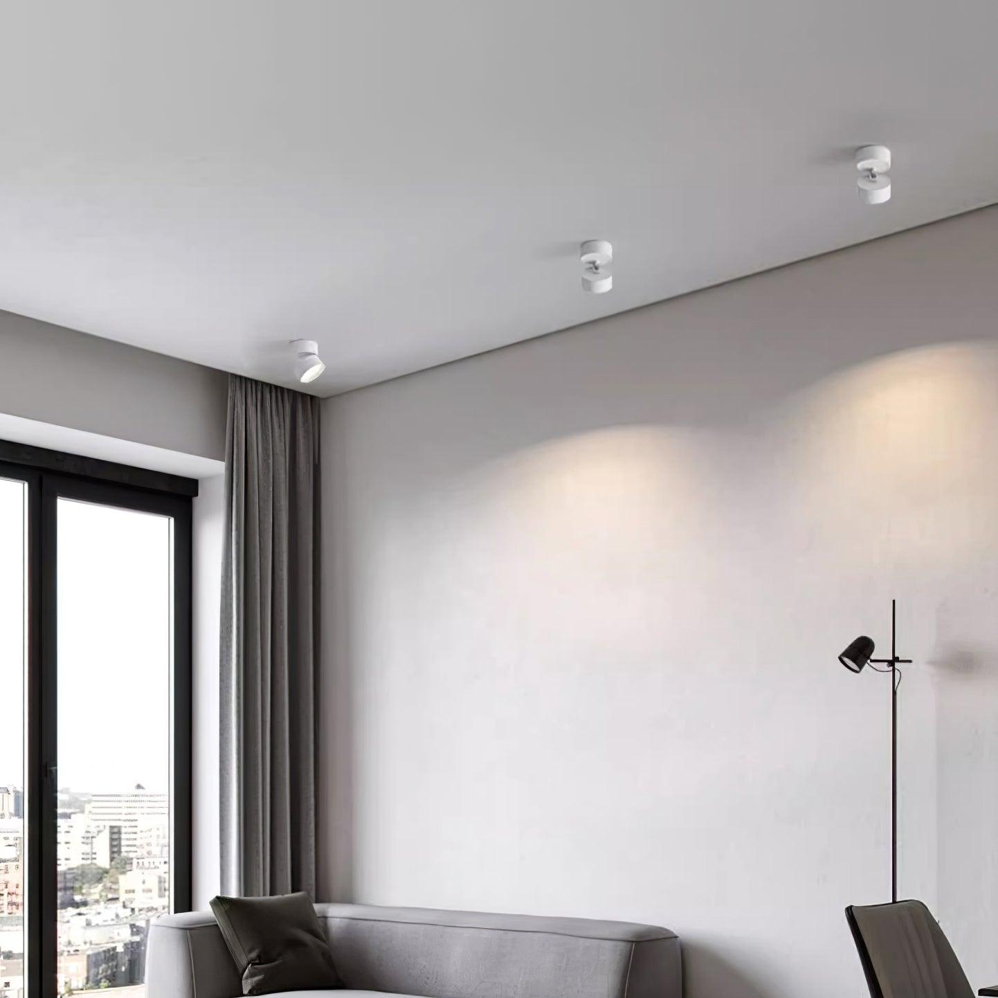 Lampe de Plafond LED en Saillie - Plafonnier 30 cm avec Diffuseur Mat