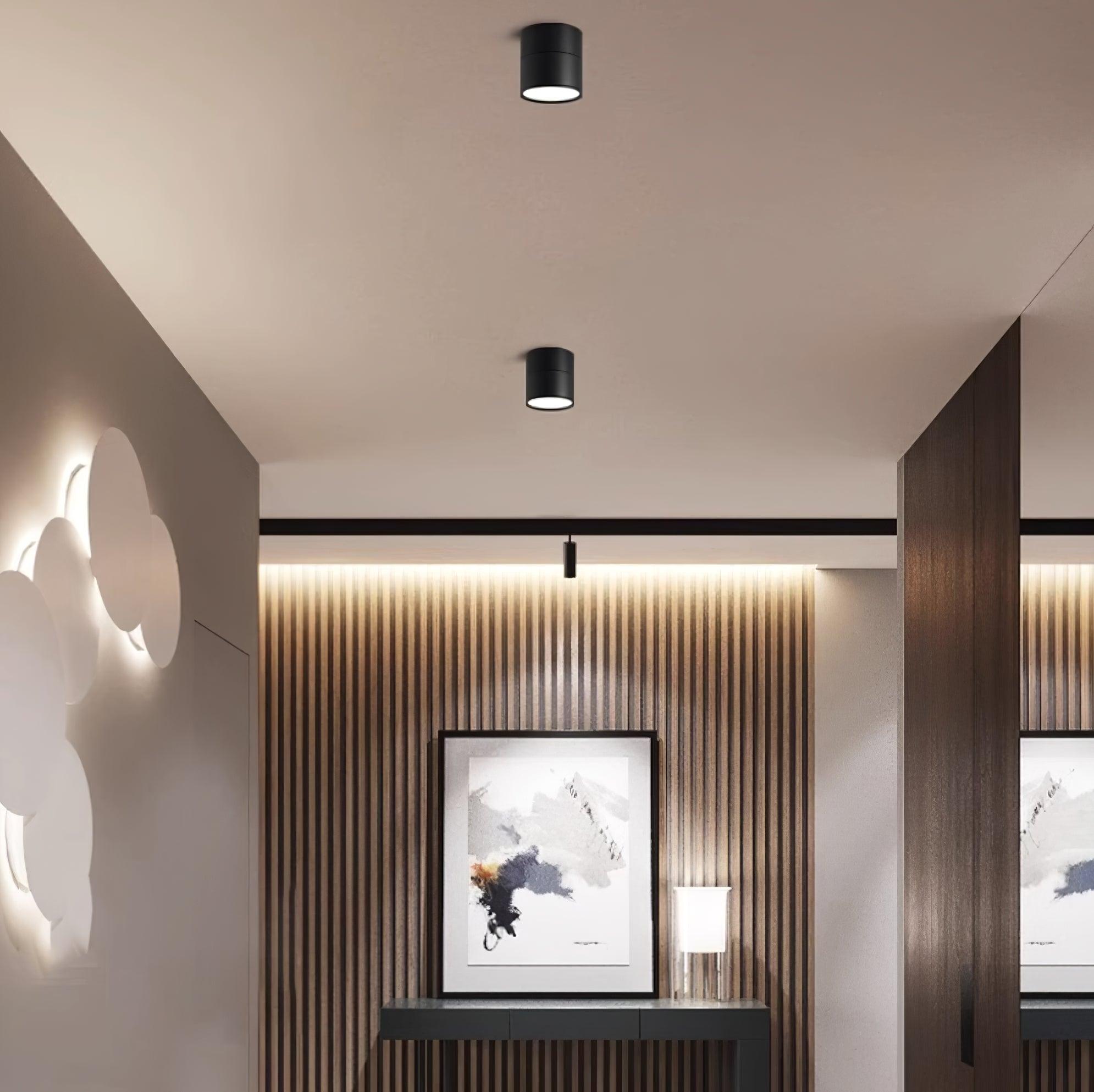 Lampe de Plafond LED en Saillie - Plafonnier 30 cm avec Diffuseur Mat