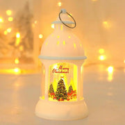 Lanterne LED de Noël - Éclairage Décoratif à Batterie de 20 cm