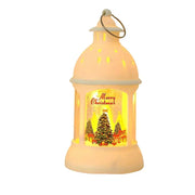 Lanterne LED de Noël - Éclairage Décoratif à Batterie de 20 cm