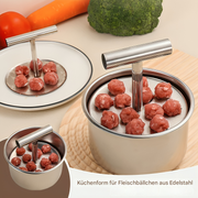Moule à Boulettes en Acier Inoxydable - Outil de Façonnage pour Portions Uniformes