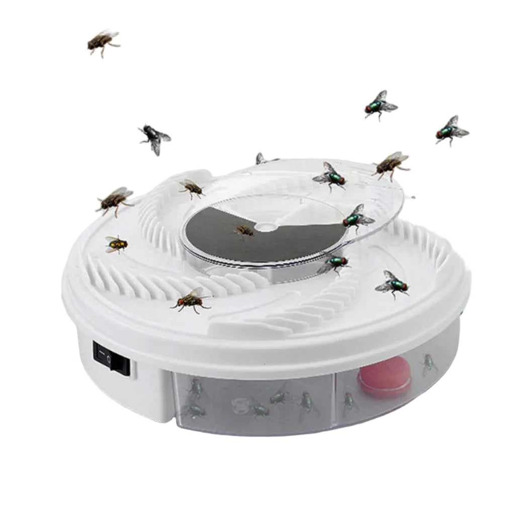 Piège à Mouches - Piège à Insectes Silencieux Sans Produits Chimiques avec Système d'Appât