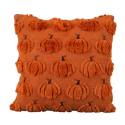 Housse de Coussin Halloween - Motif Fantôme & Citrouille en Polyester-Coton pour Canapé