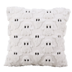 Housse de Coussin Halloween - Motif Fantôme & Citrouille en Polyester-Coton pour Canapé