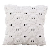 Housse de Coussin Halloween - Motif Fantôme & Citrouille en Polyester-Coton pour Canapé