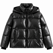 Veste à Capuche Femme en Coton - Design Inspiré de l'Anorak pour l'Hiver