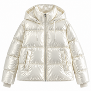Veste à Capuche Femme en Coton - Design Inspiré de l'Anorak pour l'Hiver