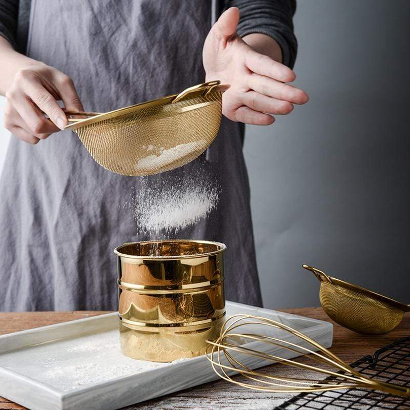 Passoire et Égouttoir de Cuisine 3-en-1 - Plastique Sans BPA Avec Maille en Acier Inoxydable