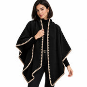Grand Foulard Triangulaire Style Pashmina - Châle Uni en Tissu Léger et Doux