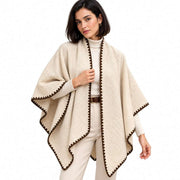 Grand Foulard Triangulaire Style Pashmina - Châle Uni en Tissu Léger et Doux