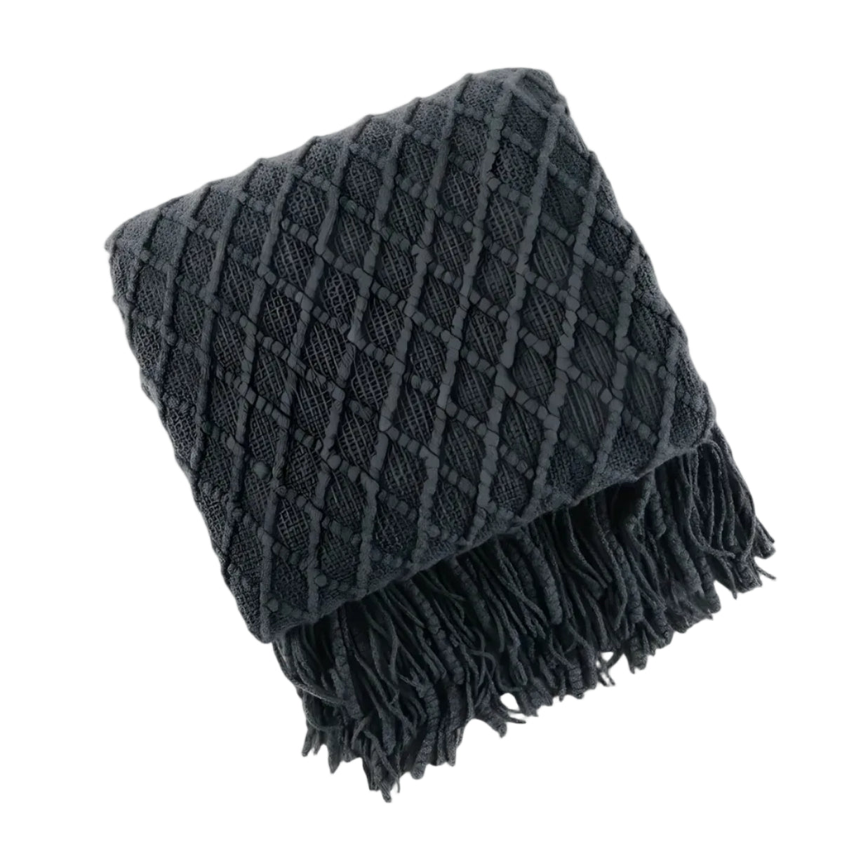 Plaid en Cachemire - Style Nordique pour Canapé et Lit