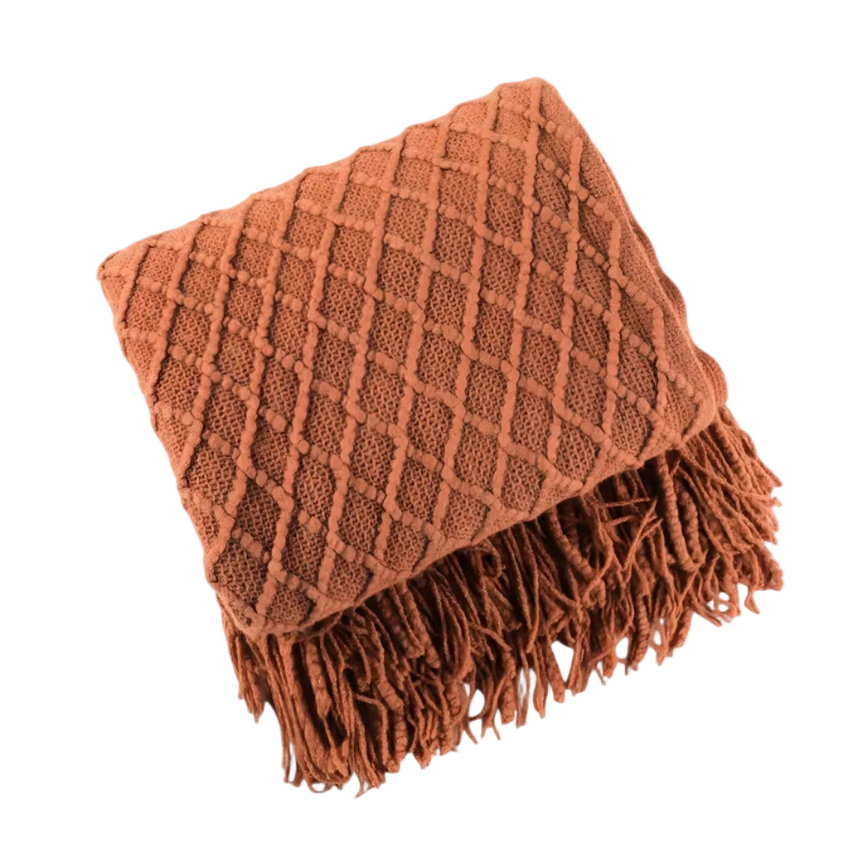 Plaid en Cachemire - Style Nordique pour Canapé et Lit