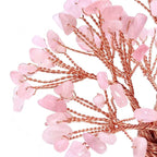 Ornement Bonsaï en Pierres Naturelles - Arbre Décoratif en Améthyste, Quartz Rose ou Citrine