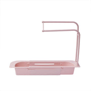 Étagère Télescopique pour Évier - Organisateur de Cuisine avec Support pour Chiffons