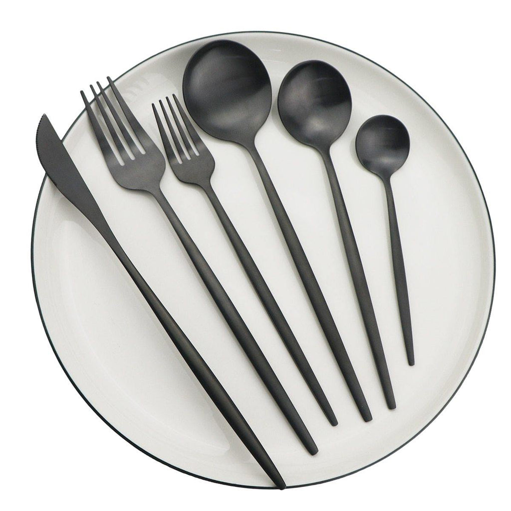Ensemble de Couverts en Acier Inoxydable - Set de 36 Pièces pour les Repas