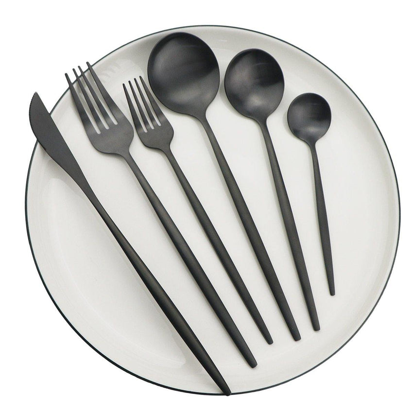 Ensemble de Couverts en Acier Inoxydable - Set de 36 Pièces pour les Repas