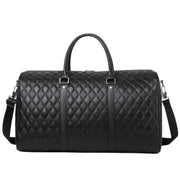 Sac Week-End Homme en Cuir Véritable - Bandoulière Réglable et Poches Multiples