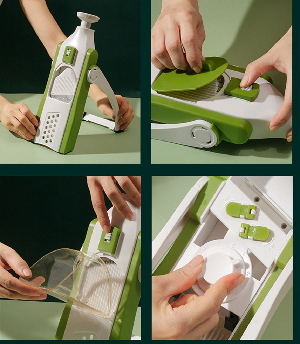 Mandoline à Légumes Réglable - ABS avec Lame en Acier Inoxydable