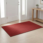 Paillasson Rayé en Polyester - Tapis Rectangulaire pour Entrée