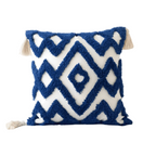 Housse de Coussin Décorative - Mélange de Coton avec Motifs Géométriques