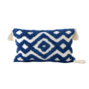 Housse de Coussin Décorative - Mélange de Coton avec Motifs Géométriques