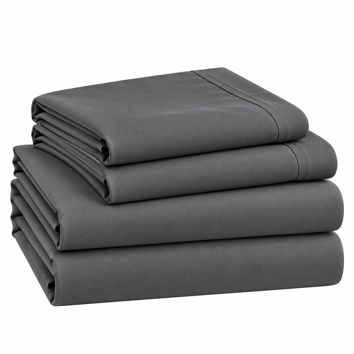Housse de Couette Lin - Linge de Lit Respirant Uni pour Toutes les Saisons