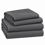 Housse de Couette Lin - Linge de Lit Respirant Uni pour Toutes les Saisons