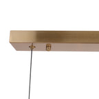 Suspension Longue Avec Écran en Verre Fumé - Finition Bronze Et Compatibilité E26 E27