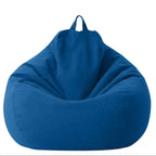 Housse de Bean Bag en Polyester - Housse de Fauteuil à Soin Amovible et Lavable