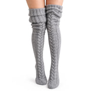 Chaussettes Longues en Mélange de Laine - Tricot Élastique avec Longueur de 105 cm