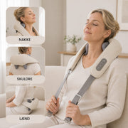 Appareil de Massage Sans Fil - 6 Nœuds Rotatifs avec Chaleur Graphène