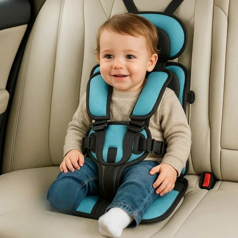 Siège Auto Enfant Portable | Design Pliable & Soutien Rembourré | Harnais à Cinq Points avec Montage Rapide | Valuna