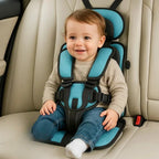 Siège Auto Enfant Portable | Design Pliable & Soutien Rembourré | Harnais à Cinq Points avec Montage Rapide | Valuna