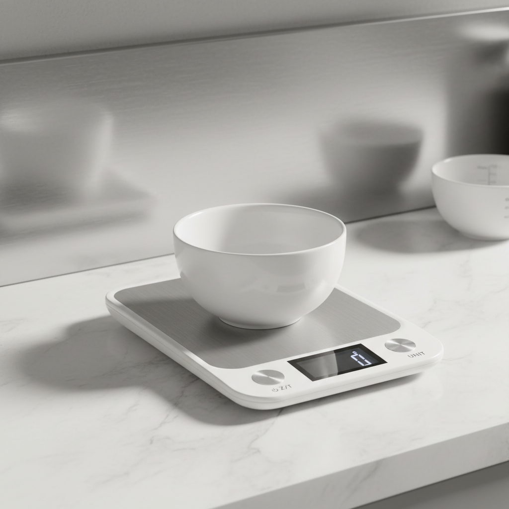 Balance Numérique de Cuisine - Précision de 0,1 g avec Plateau en Acier Inoxydable