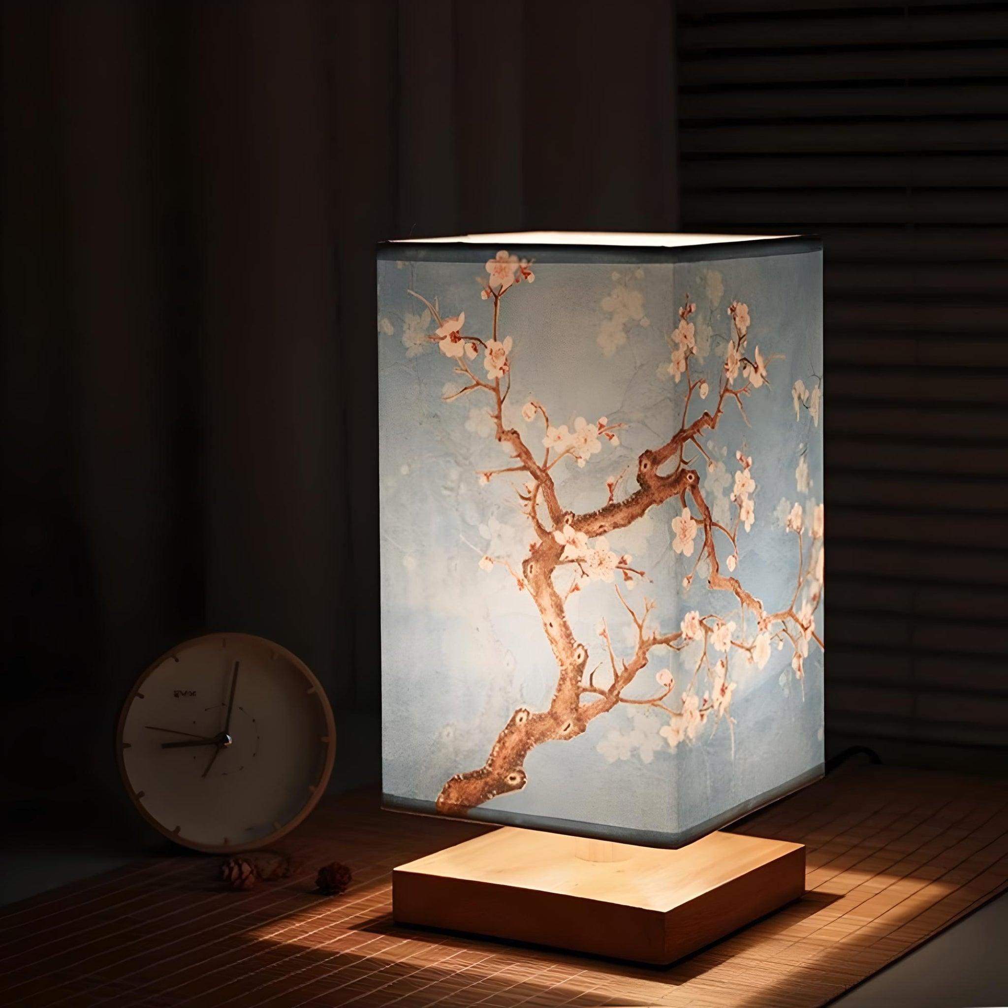 Lampe de Table LED avec Éclairage Blanc Chaud - Lampe de Table en Métal et Verre