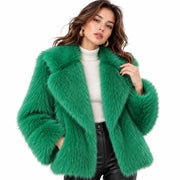 Manteau Long Femme - Devant Ouvert avec Poches Latérales