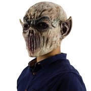 Masque Monstre Halloween Adulte - Design Horrifique Couvre-Visage pour Costumes et Événements