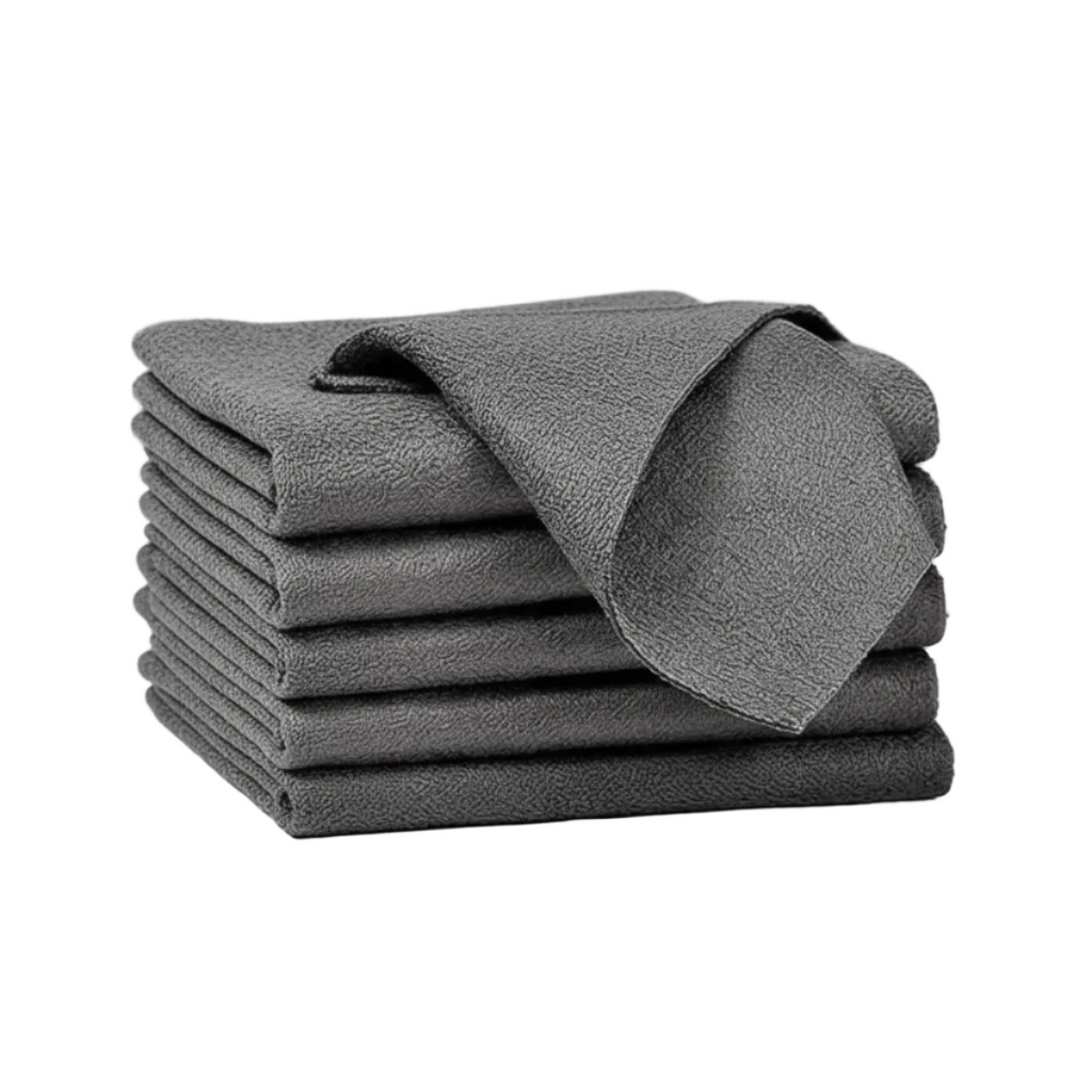 Set de Chiffons de Cuisine en Microfibre - 6 Chiffons Réutilisables de 30.5 × 30.5 cm