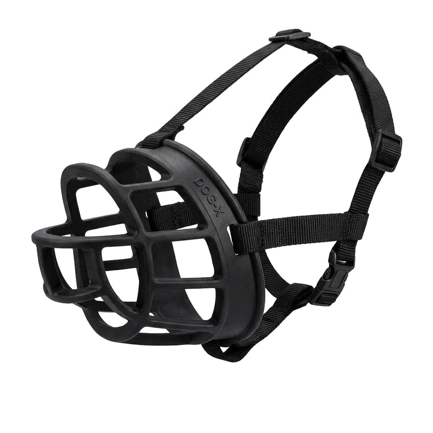 Muselière Réglable pour Chien - Design Ouvert en Caoutchouc pour Promenades et Entraînement