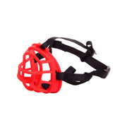Muselière Réglable pour Chien - Design Ouvert en Caoutchouc pour Promenades et Entraînement