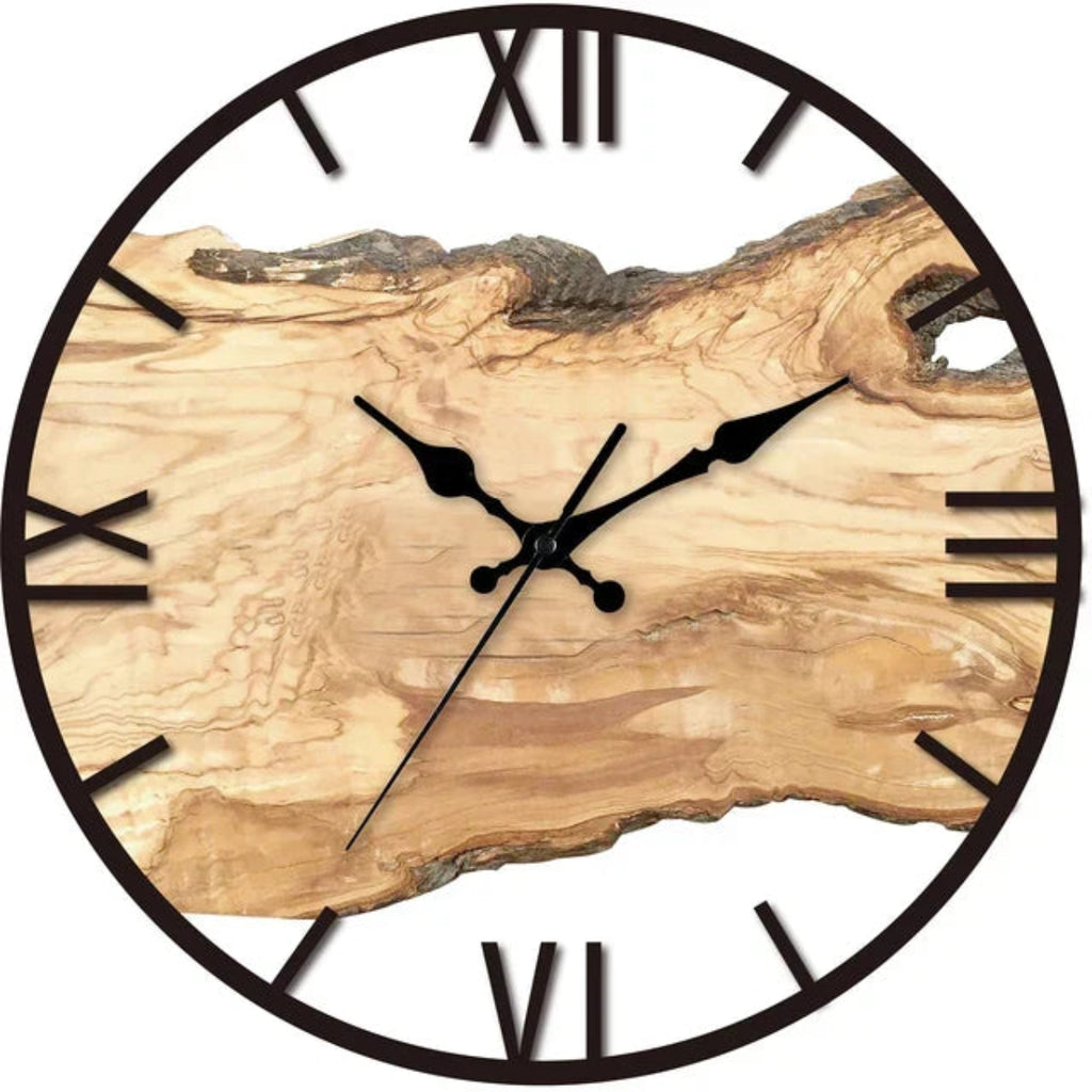 Horloge Murale Transparente en Acrylique - Format 30 × 30 cm