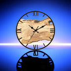 Horloge Murale Transparente en Acrylique - Format 30 × 30 cm