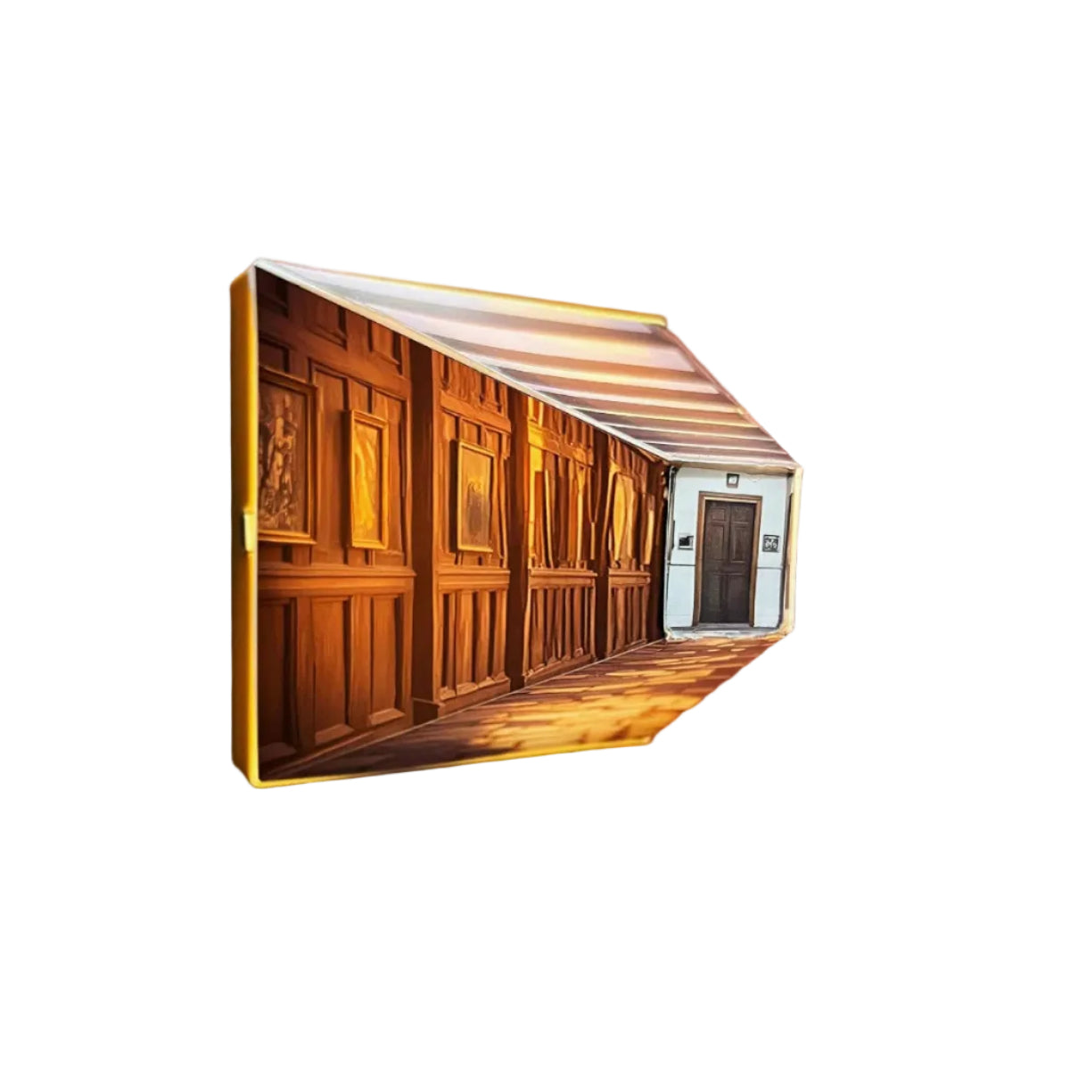 Lampe Murale LED Illusion Optique 3D - Panneau Acrylique Avec Éclairage Intégré
