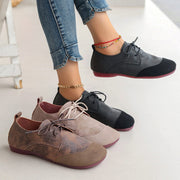 Chaussures Plates Femme à Plusieurs Sangles - Bout Fermé avec Dessus Textile-Synthétique