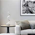 Lampe de Table LED Design Spiralé - Lampe Dimmable avec LED Intégrée