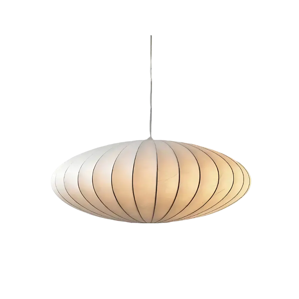 Tsukiyo - Suspension en Soie de Style Japandi pour la Décoration Intérieure
